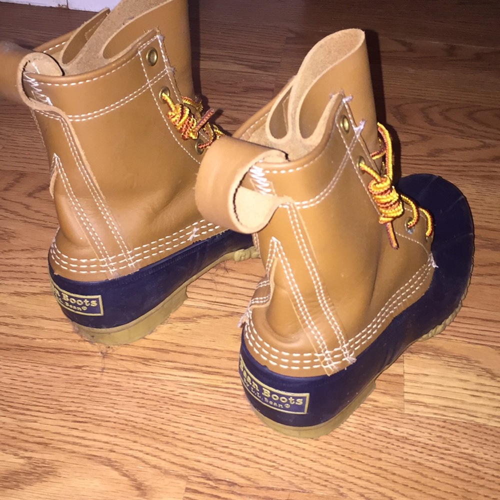 Navy Blue Bean Boots